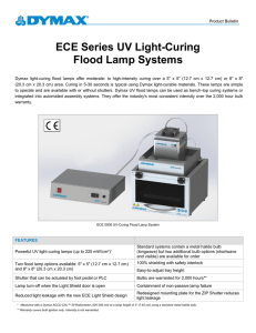 Dymax ECE Series UV Light-Curing Flood Lamp Systems PB024