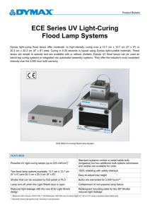 UV Light Curing Flood Systems