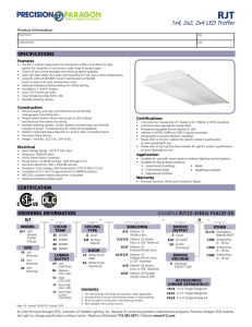 RJT Specification Sheet - Precision