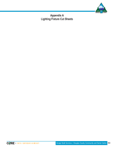 Appendix A Lighting Fixture Cut Sheets