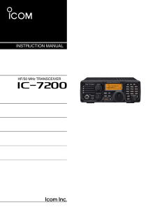 IC-7200 Manual