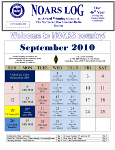 September 2010 - Northern Ohio Amateur Radio Society