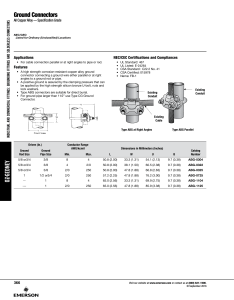 Ground Connectors Catalog Pages September 2016