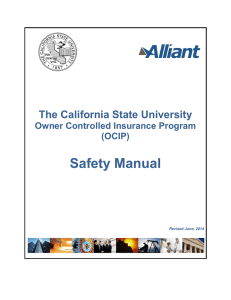 contractor safety standards - California State University