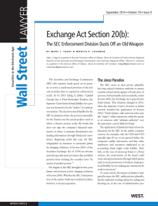 SEC Exchange Act Section 20(b)