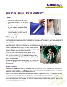 Exploring Forces—Static Electricity