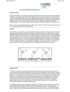 Static Electricity