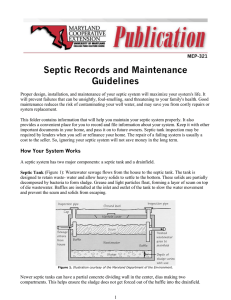 Septic Records and Maintenance Guidelines