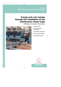 Energy and cost savings through the installation of low maintenance