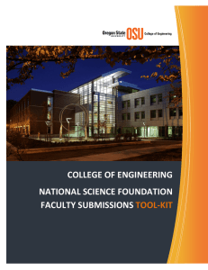 COE NSF Toolkit - Research and Economic Development