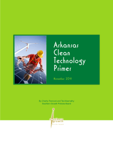Arkansas Clean Technology Primer