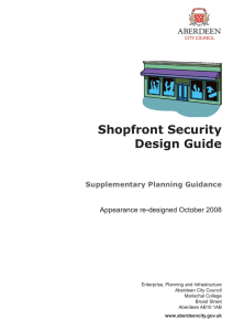 Shopfront Security Design Guide