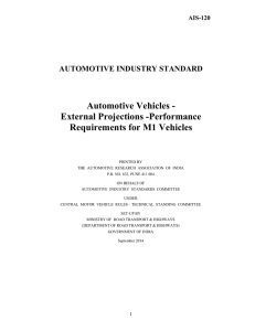 Automotive Vehicles - External Projections