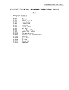 detailed specifications - submersible grinder pump