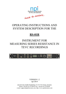 TEC-RS-R manual - NPI Electronic