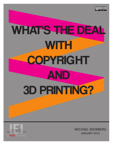what`s the deal with copyright and 3d printing?