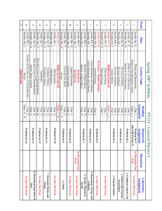 Spring 2007 Syllabus PY211