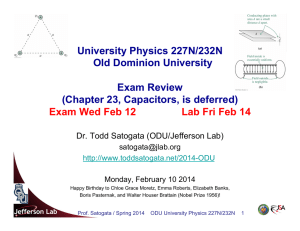 University Physics 227N/232N Old Dominion University Exam