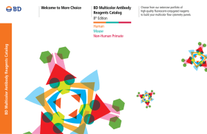 BD Multicolor Antibody Reagents Catalog Human