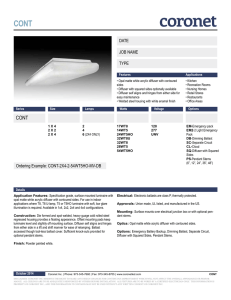 pdf - Coronet Lighting