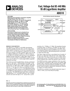 AD8310 Data Sheet