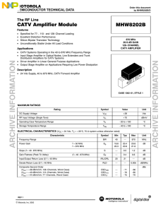 MHW8202B Data Sheet