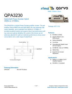 QPA3230 Data Sheet