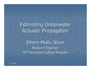 Estimating Underwater Estimating Underwater