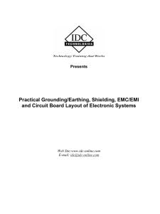 Practical Grounding/Earthing, Shielding, EMC/EMI and Circuit Board