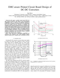 EMC-aware Printed Circuit Board Design of DC-DC Converters