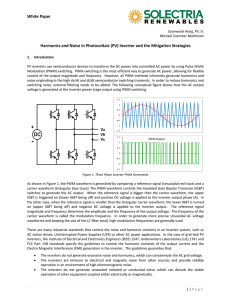 Inverter and the Mitigation Strategies