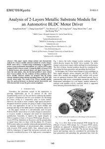 3.Analysis of 2-Layers Metallic Substrate Module for an Automotive