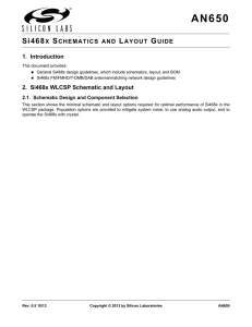 AN650: Si468x Schematics and Layout Guide