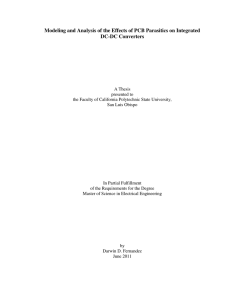 Modeling and Analysis of the Effects of PCB Parasitics on Integrated