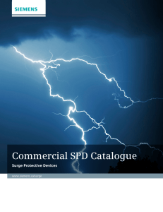 Commercial SPD Catalogue - Surge Protective Devices