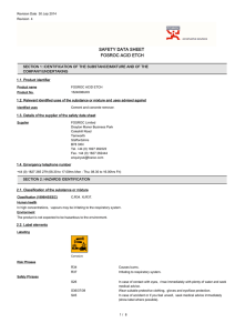 safety data sheet fosroc acid etch