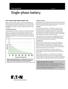 Single-phase battery