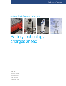 Battery technology charges ahead