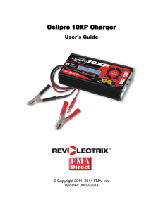 Cellpro 10s Charger