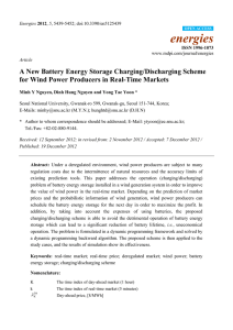 A New Battery Energy Storage Charging/Discharging Scheme for