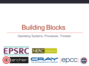 Building Blocks (OS/Process/Threads)