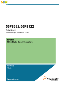 MC56F8322, 56F8322 / 56F8122 Technical Data