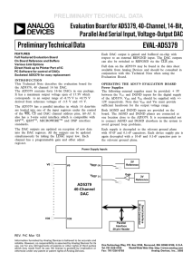 EVAL-AD5379 Preliminary Technical Data