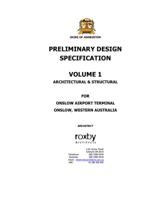 preliminary design specification volume 1