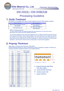 EM-355(S) / EM-355B(S)B Processing Guideline
