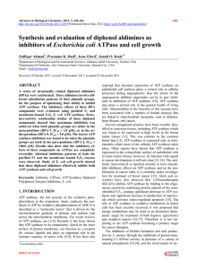 Synthesis and evaluation of diphenol aldimines as inhibitors of