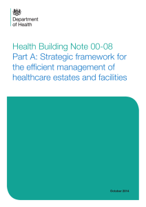 Health Building Note 00-08 Part A: Strategic framework for