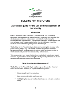 BUILDING FOR THE FUTURE A practical guide for the use and