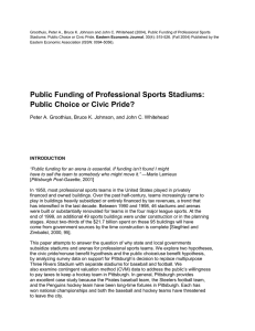 Public Funding of Professional Sports Stadiums: Public Choice or
