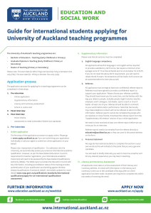 teaching programmes